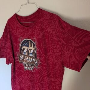 Red Sturgis 2017 Graphic T-Shirt